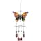 24" Purple & Bronze Butterfly Outdoor Garden Windchime
